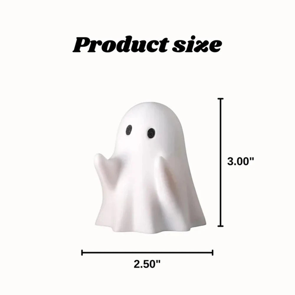 Halloween Ghost Ornament Cute Resin Creative Pen Holder Funny Creative Ghosts Home DIY Decor Cute Tabletop Ornaments Funny Gifts