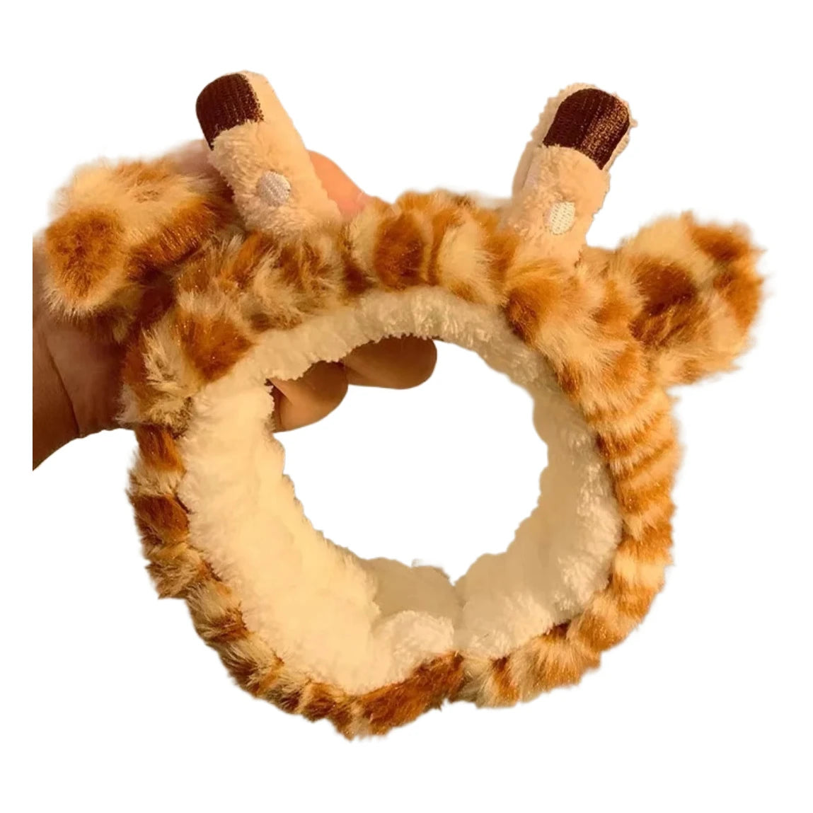 Winter Harajuku Elk Plush Scarf Christmas Gift Padded Warm Scarf Antlers Hairband Cosplay Cute New Year decoration Accessories