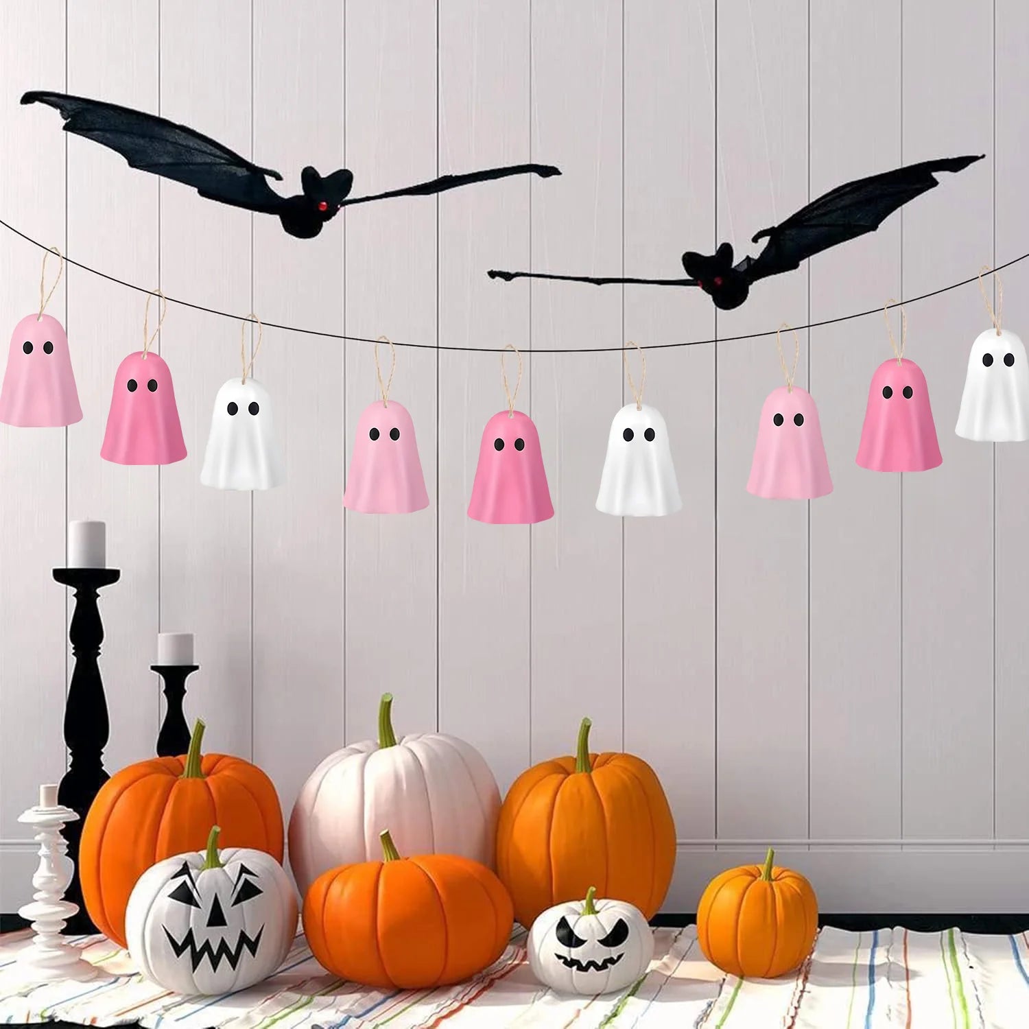 Halloween Hanging Ornaments Ghost Decoration Halloween Tree hang Ornaments paper Decor Halloween atmosphere decor party gifts