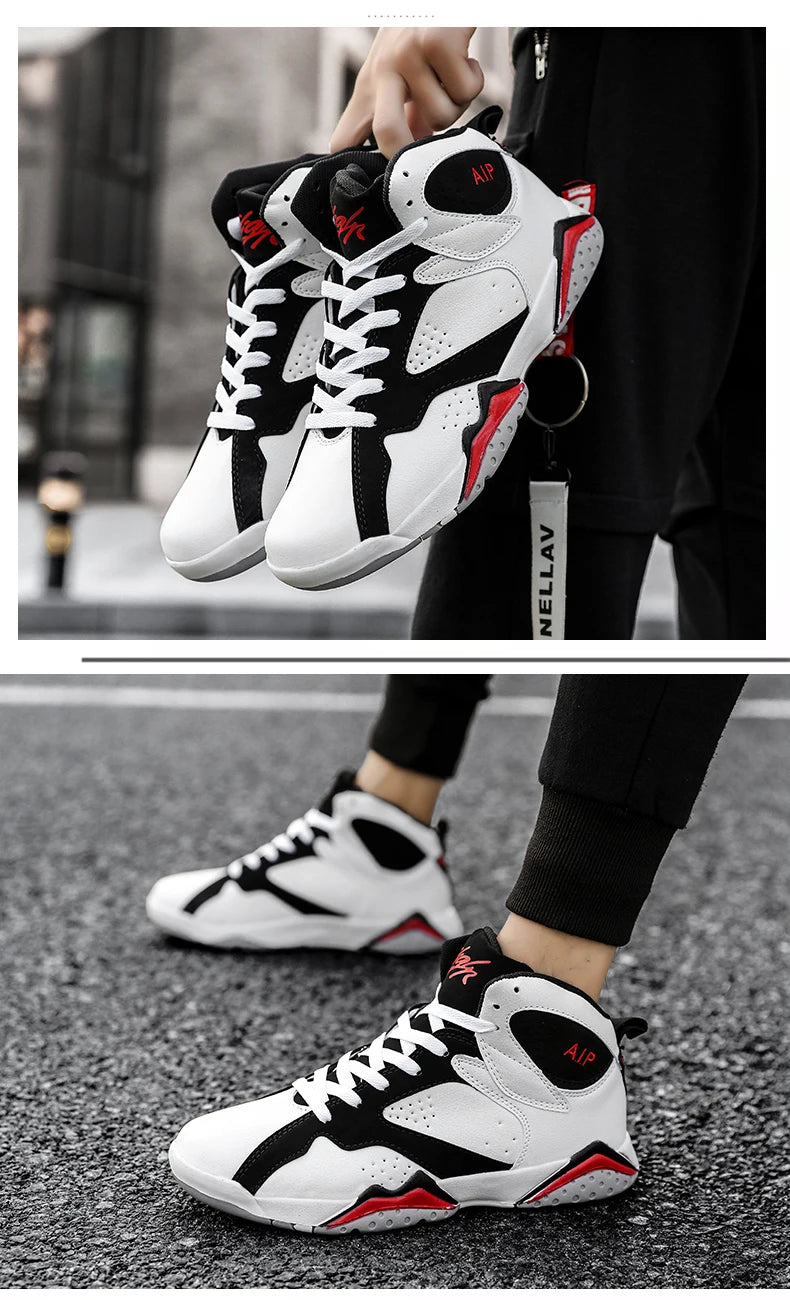 Men Basketball Shoes Fashion Non-slip Mens Casual Sneakers Man Sports High Quality Outdoor Jogging Shoes Boys Athletic Wear Traf