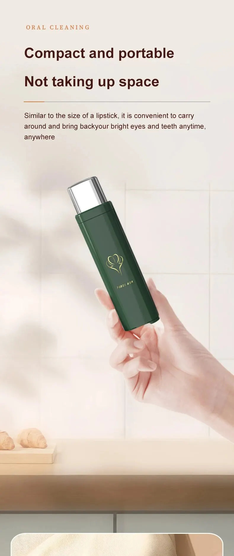 Small Floss Storage Box Household Portable Automatic Pop-up Dental Floss Storage Box Can Carry-on Easy to Use