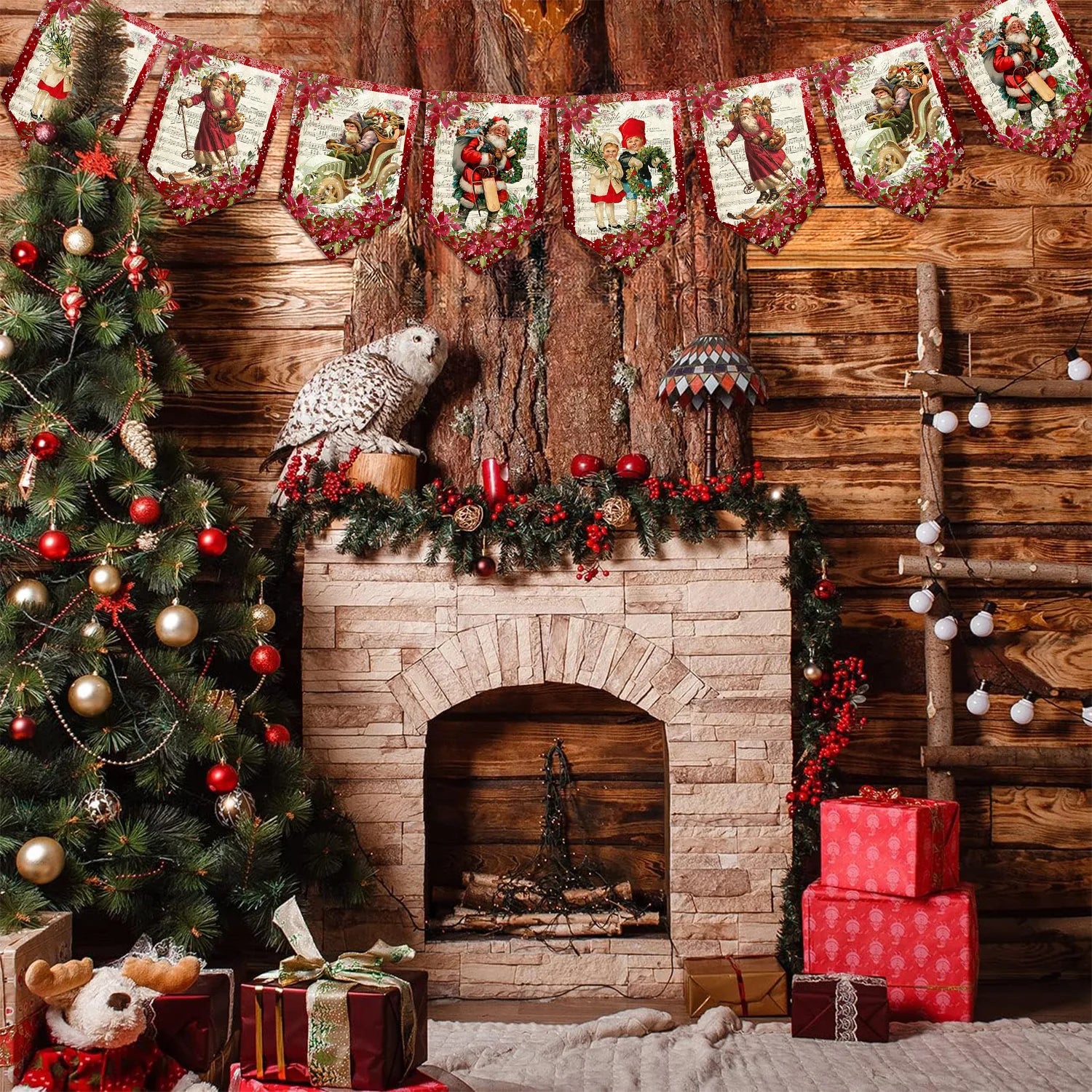 Merry Christmas Santa Decorate Christmas Wall 2026 New Year Decoration 2025 Christmas Decoration