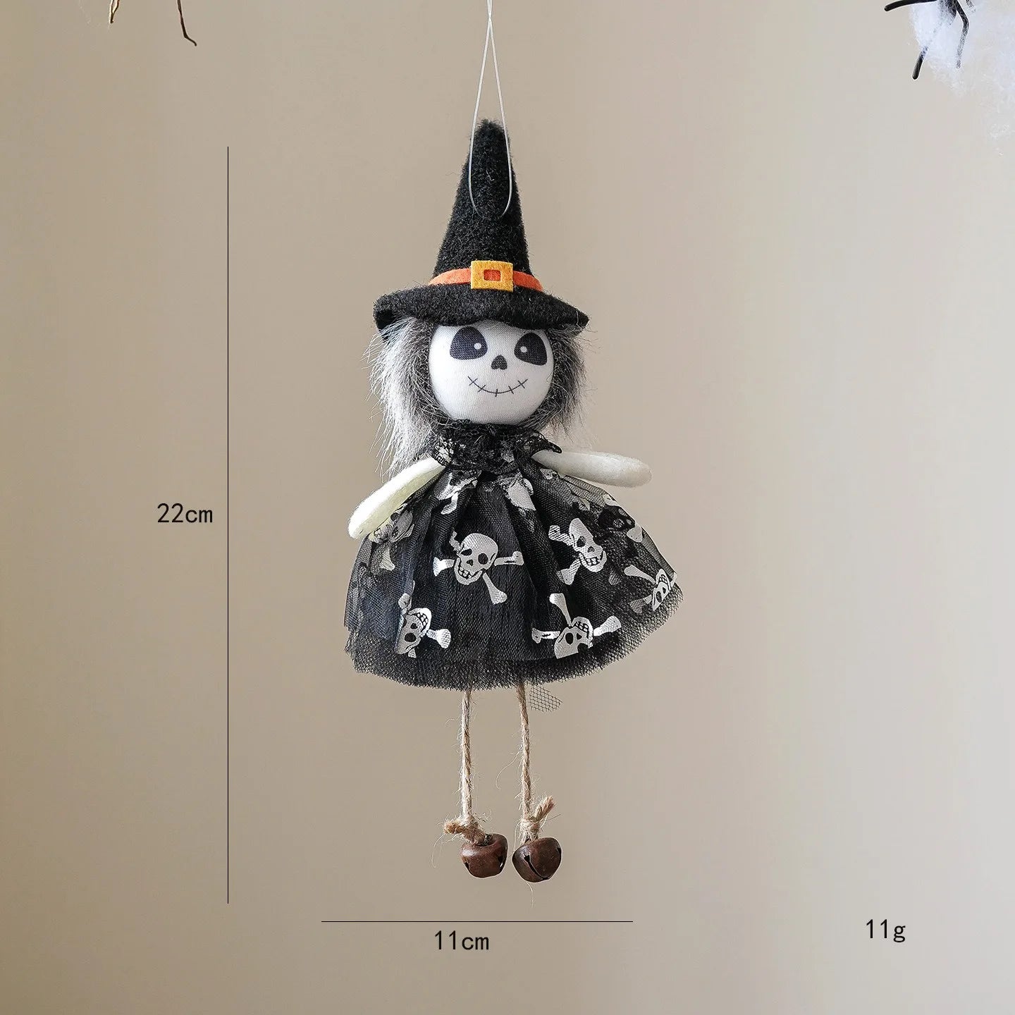 Halloween Party Decor BlackCat Pumpkin Witch White Ghost Festival Hanging Dolls Happy Halloween Day 2025 Haunted House Favor