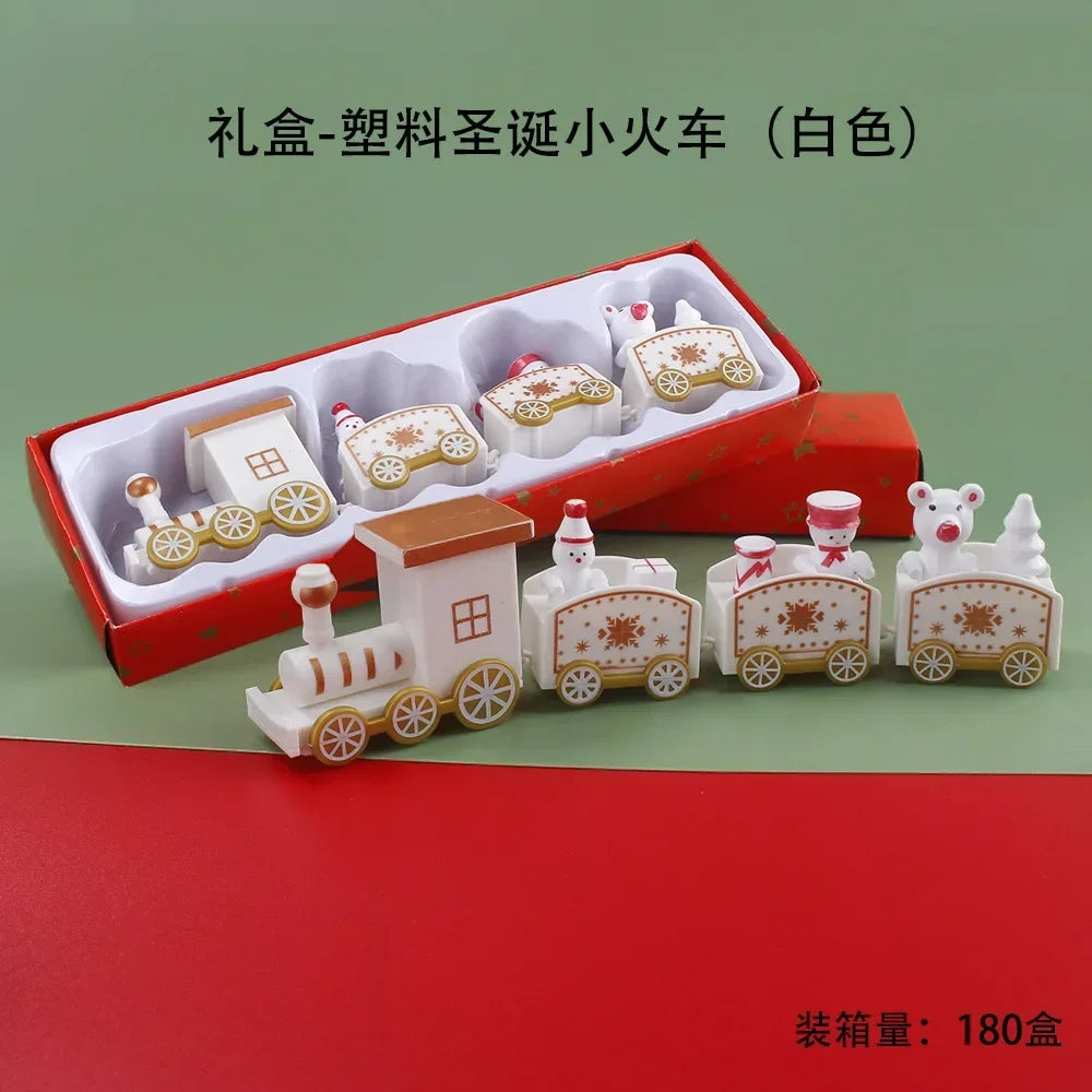 Christmas Train Merry Christmas Decorations For Home Cristmas Ornament Xmas Navidad Noel Gifts Happy New Year 2025 Gifts