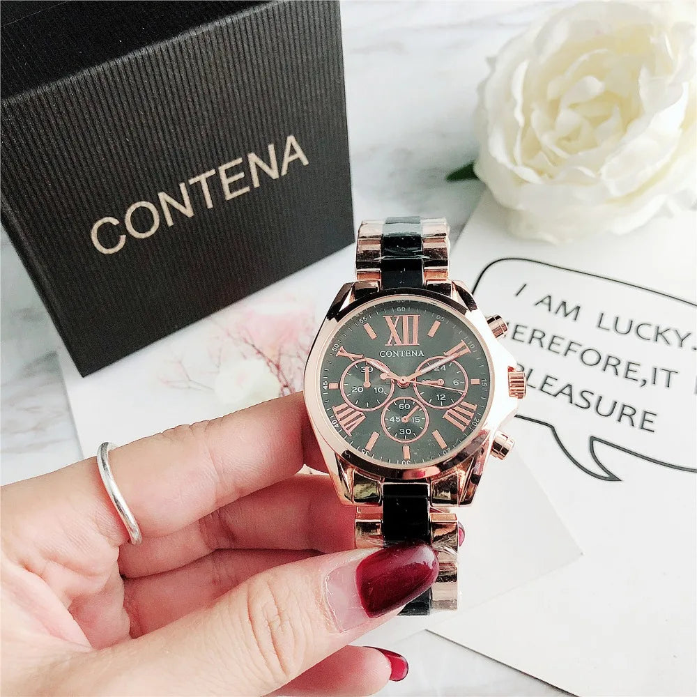 Top Brand Luxury Watches for Women Fashion Creative Steel Bracelet Women's Watches Ladies Quartz Bracelet Watch Reloj Mujer