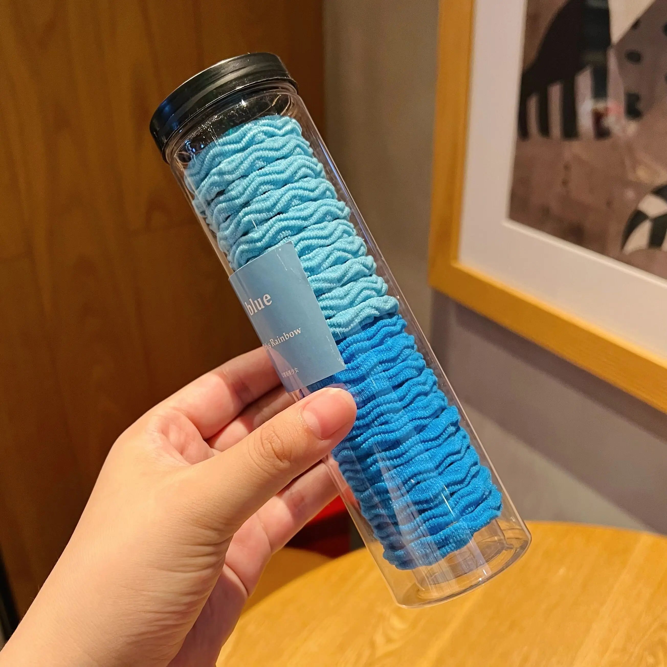 20Pcs High Elasticity Hair String Fashionable Sports Hair Loop All Season Hair String Packaging As Shown In The Picture