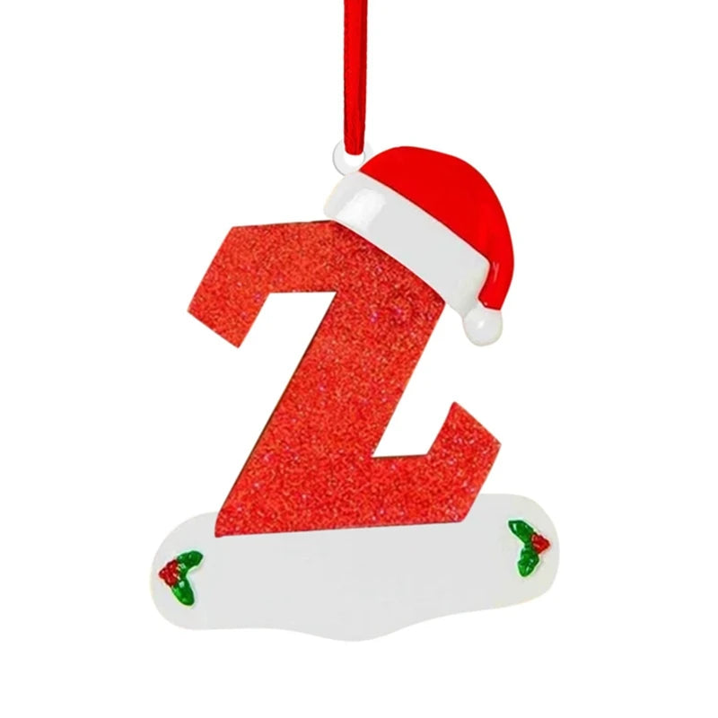 Merry Christmas Decoration Pendant English Alphabet Cristmas Tree Ornaments for Home Decor  Navidad New Year 2026 Gift Accessory