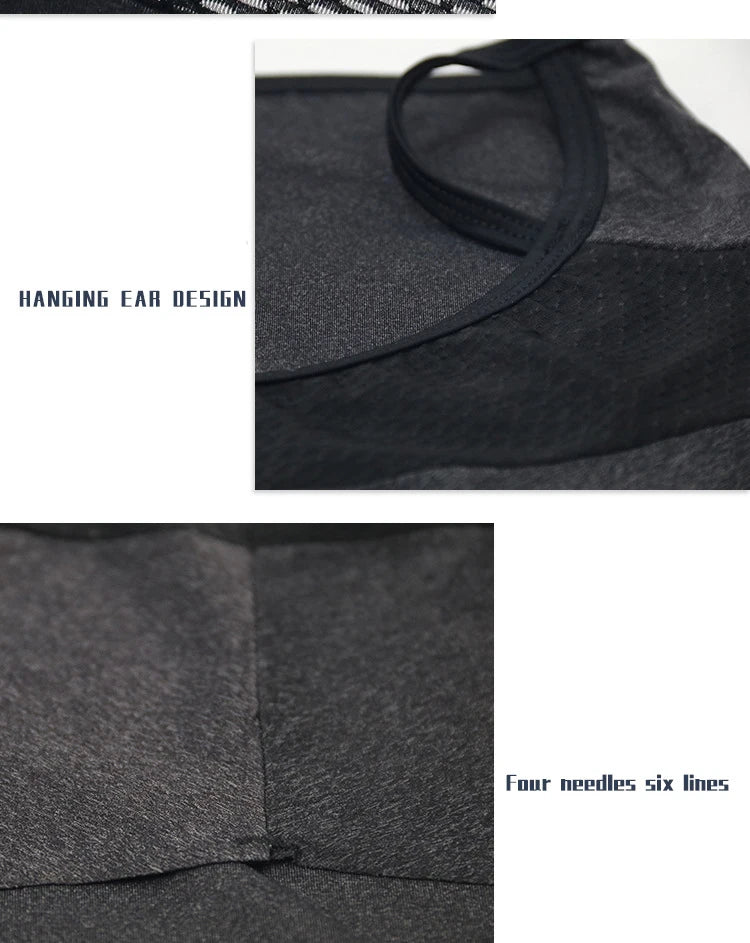 Summer Men Mask Full Face Bicycle Neckerchief Cycling Bandana UV Protection Mask Breathable Ice Silk Outdoor Hanging Ear Scarf