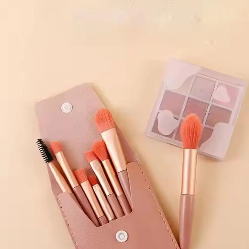 Makeup Brush 8pcs/Set Soft Makeup Concealer Brush Blush Loose Powder Brush Eye Shadow Foundation Brush Beauty Tools