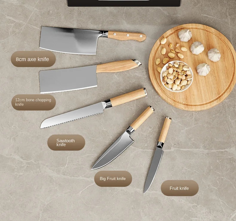 Kitchen knife holder, knife rack, non-perforation, wall-mounted storage box, kitchen organizer  kitchen items