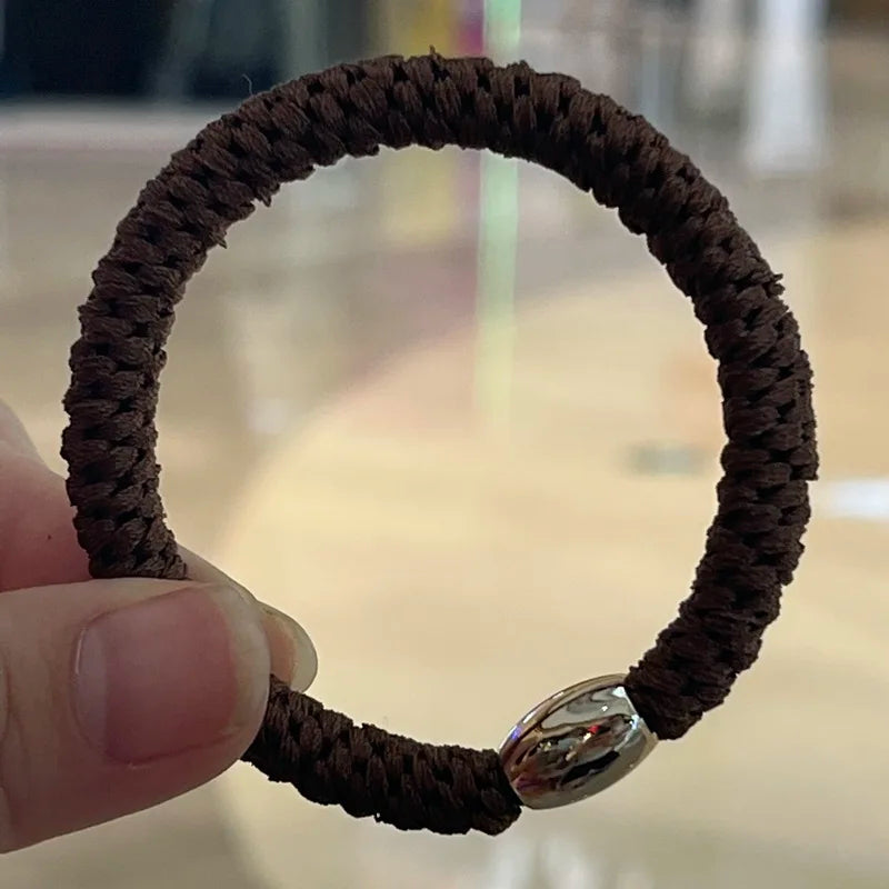 2022 fashion Simple thick hair rubber bands for Women Elastic Hair Tie Gum Girl Ponytail Hairbands Scrunchies kknekki Accessorie