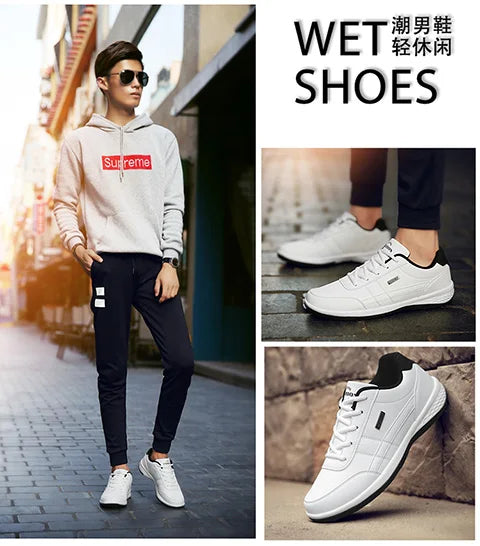 Men's Casual Sports Shoes 2025 Trend Breathable Fashion All-Match Outdoor Non-Slip Flat Shoes Comfortable Trendy Footwear