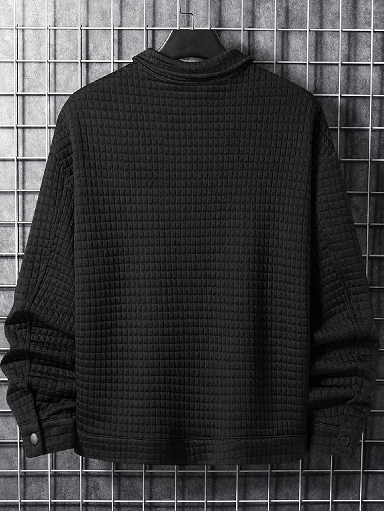 Men's Casual Plaid Jacket Coat Fashionable Outerwear Design Versatile Style Suitable for Leisure & Formal Occasions