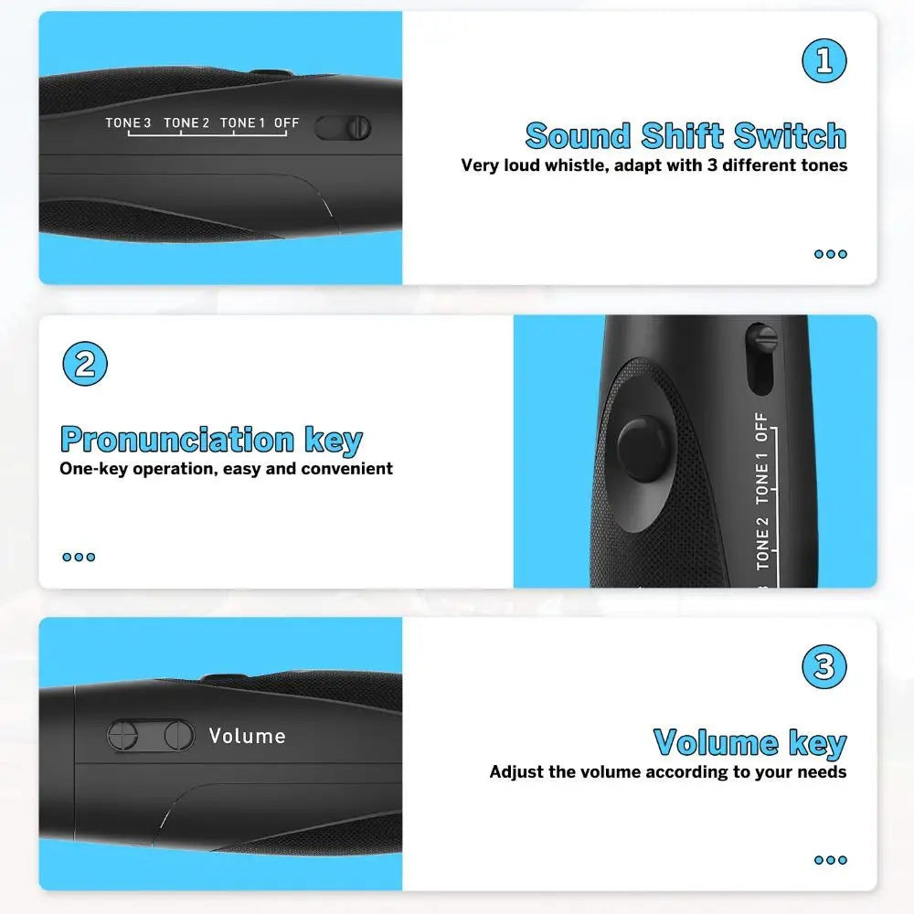 Electronic Electric Whistle Loud High Decibel Sports Events Whistle Tool Fitness Equipment Game Training Electronic Whistle