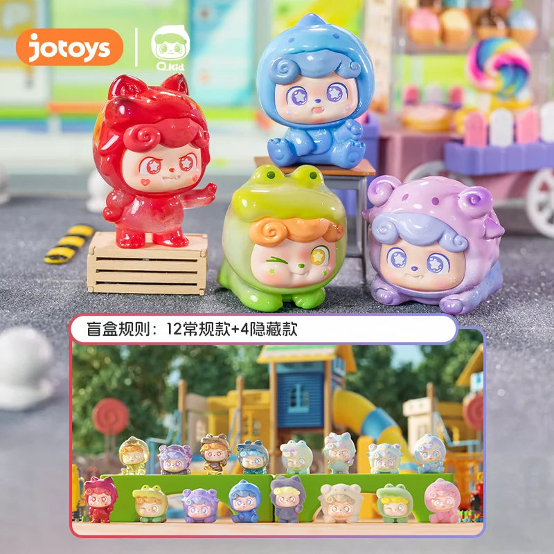 Jotoys Q Kid Super Q Team Mini Series Trendy Blind Box Toys Cute Gift Of Cute Hand-Made Ornaments Q.Kid Decorate