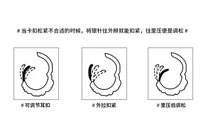 925 sterling silver retro Smile earrings new female niche design luxury premium earrings