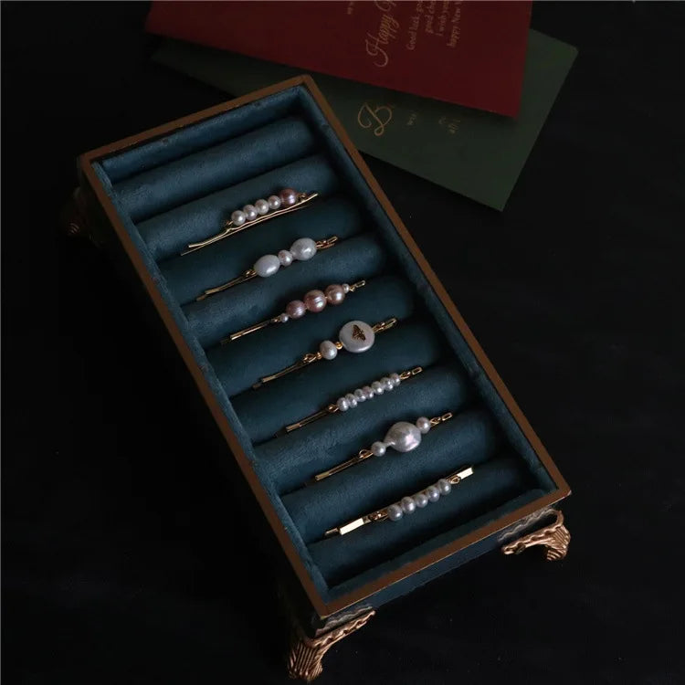 Hair Accessories for Girls Women Hairpins Clips Natural Baroque Freshwater Pearl Elegant Sweet Bridal Ornaments Wedding Gift