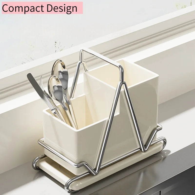 Kitchen Utensils Holder Large,Metal Utensil Organizer for Countertop,Utensil Crock for Spoon Spatula,Home Kitchen Decor