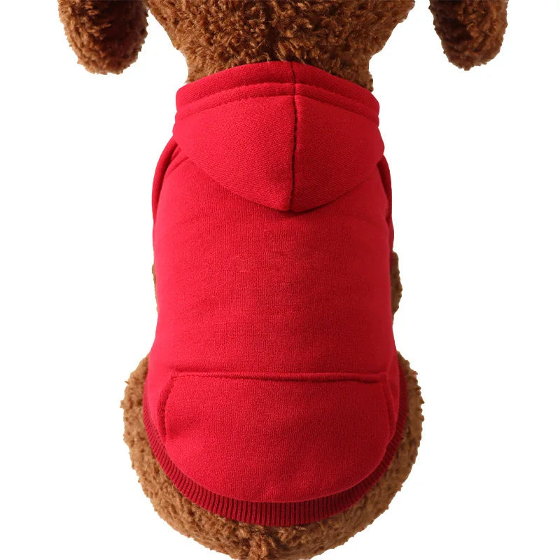 Pet Accessories Winter Dog Clothes for Small Dogs Warm Dogs Coat Pullover Clothing SweatshirtsCasual Dog Cat Clothing Pet Access