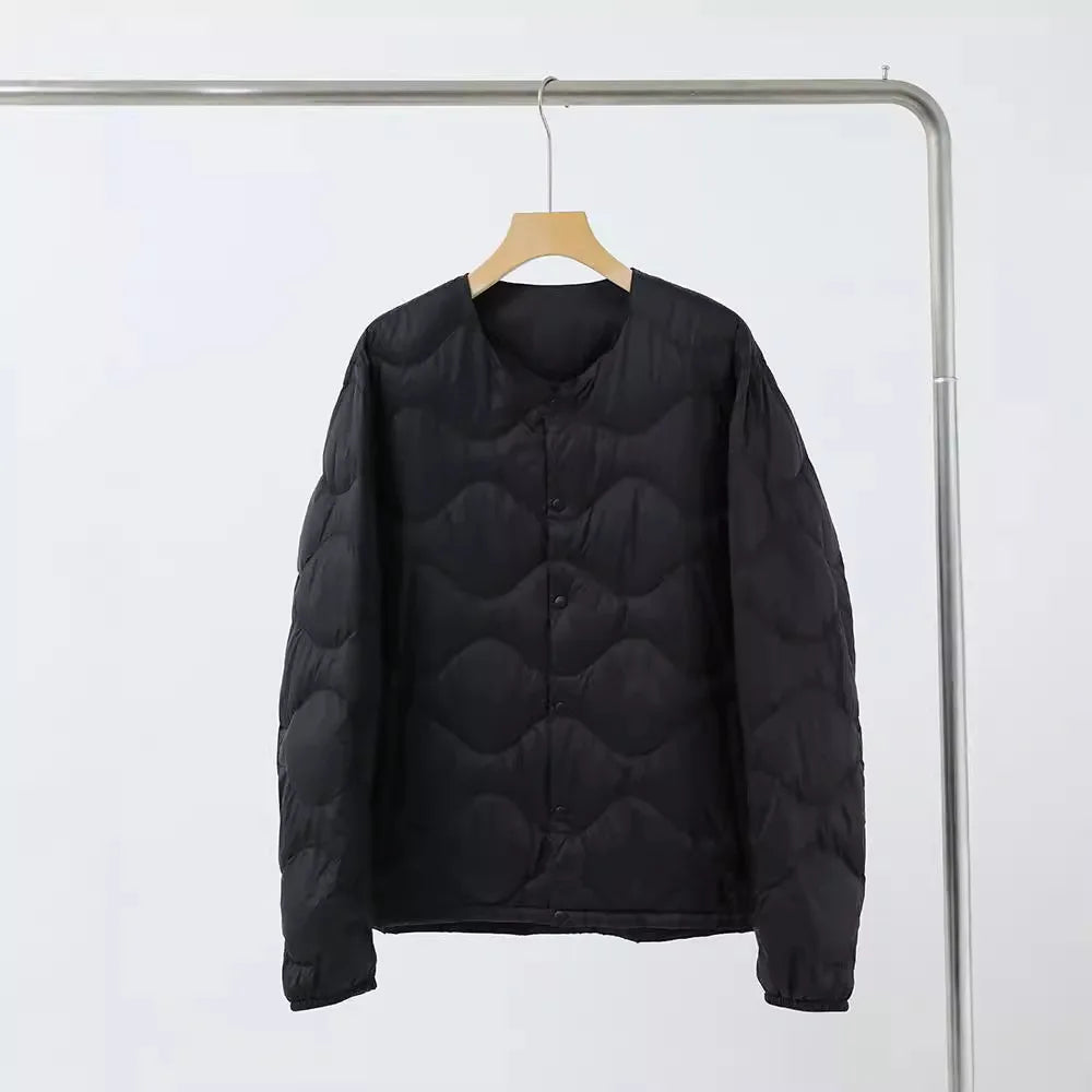 New Coats and Jackets Men's Lightweight Down Vest V-Neck Jacket Very Warm Winter Man Jacket Warm White Duck Down Man Windbreaker