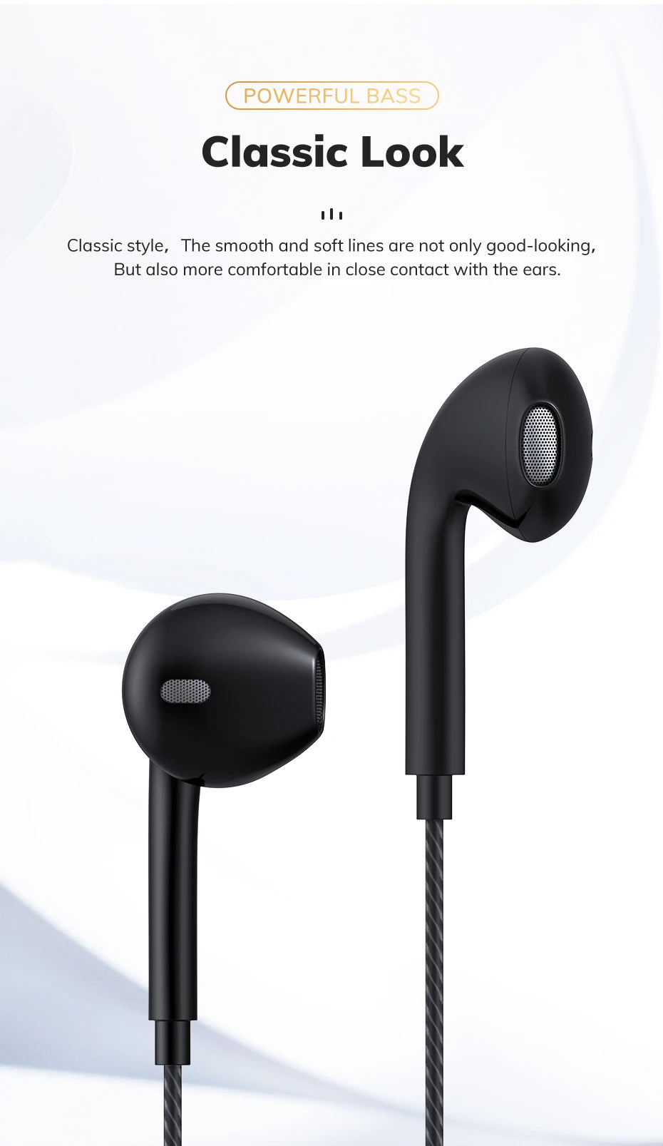 TOPK F20 in-ear Headphone HiFi Sound Quality Built In HD Mic Universal 3.5mm Plug Original High Quality Headset Sport Headset