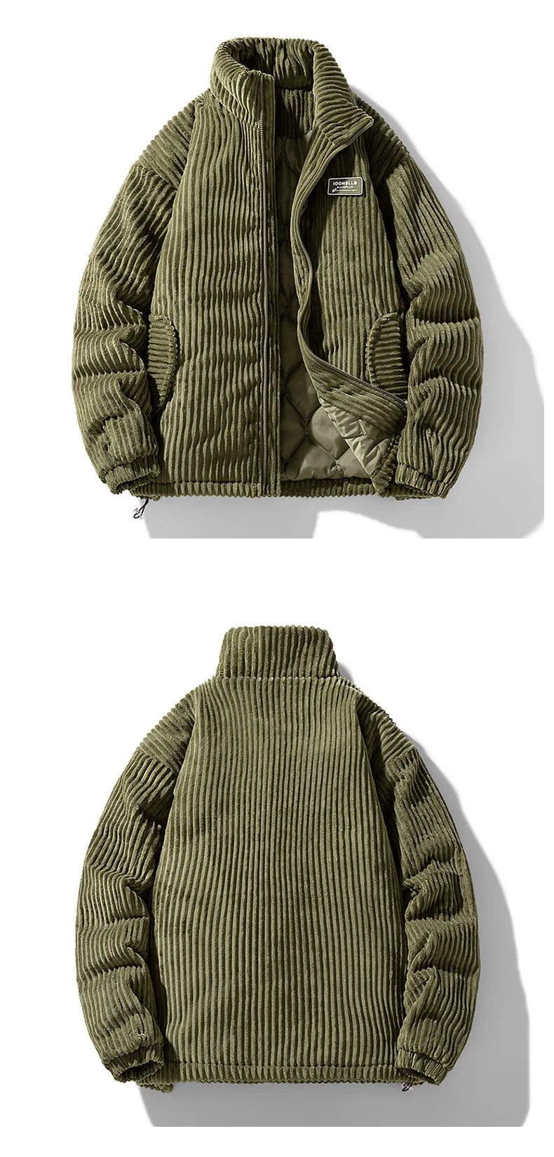 Man Winter Jacket Winter Clothes Man Women's Jackets Men's and Women's Thick Warm Jacket Winter Trendy Collar Workwear Jacket