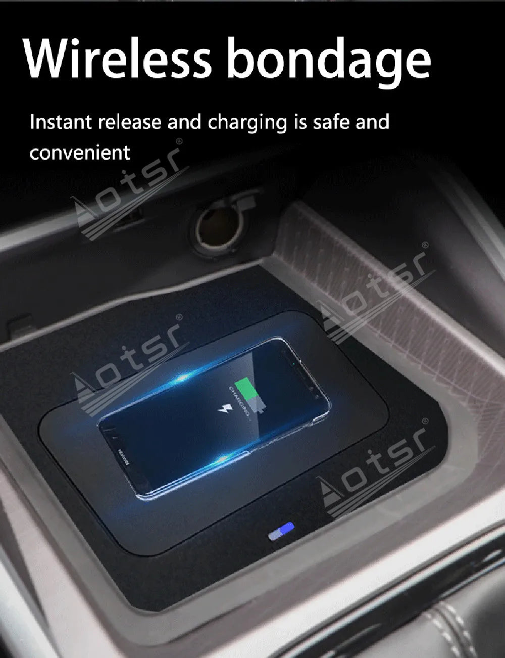 For Geely Emgrand 4th generation 2022 to 2023 Center Console Accessories Charging Pad Car Smart Accessories Module