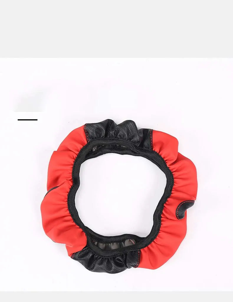 Non-inner-ring Automobile Steering Wheel Cover Leather Four Seasons for Spring Summer Autumn Winter for Men and Women