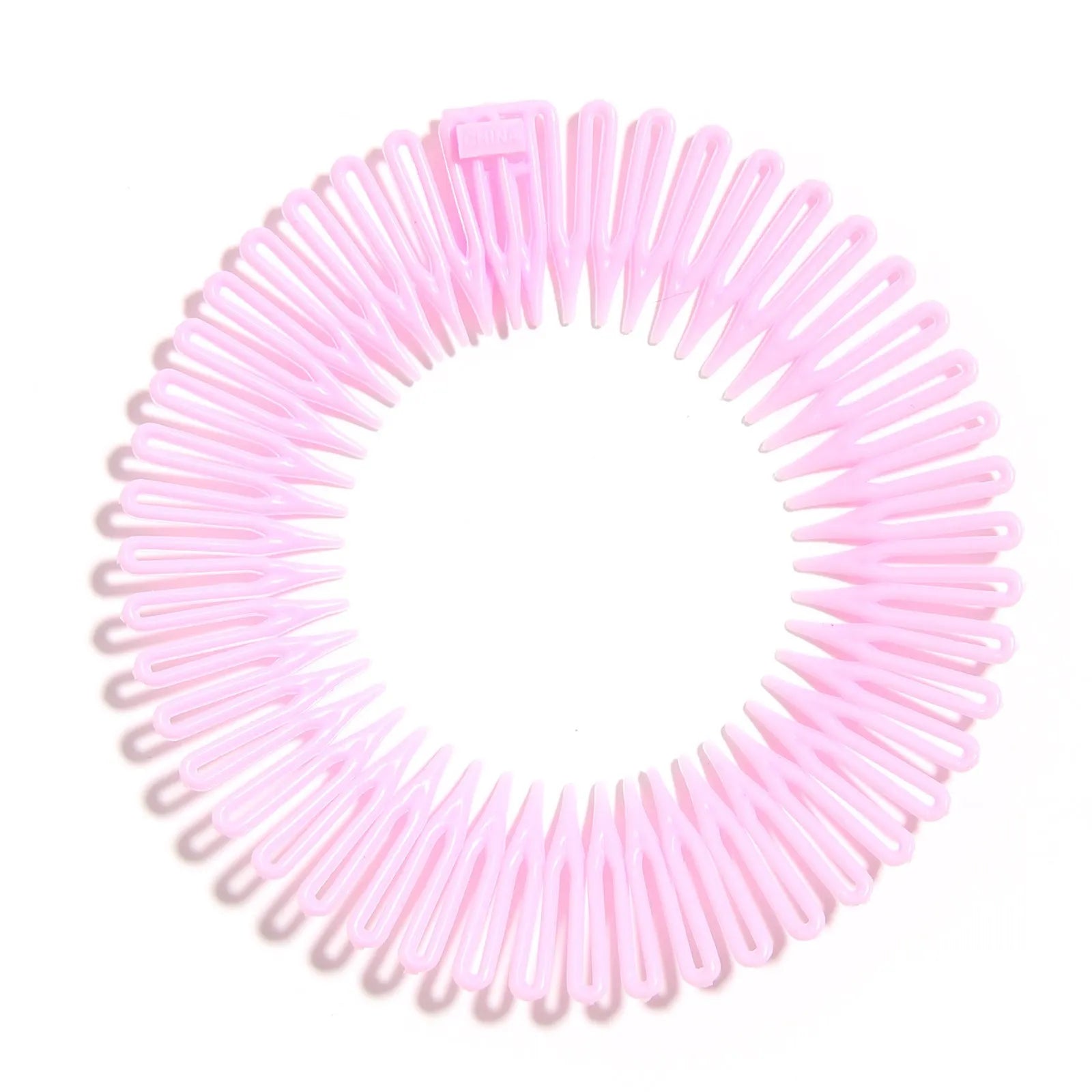 Women Plastic Full Circle Stretch Flexible Comb Teeth Headband Hair Band Clip Face Wash Fixed Hair Accessories