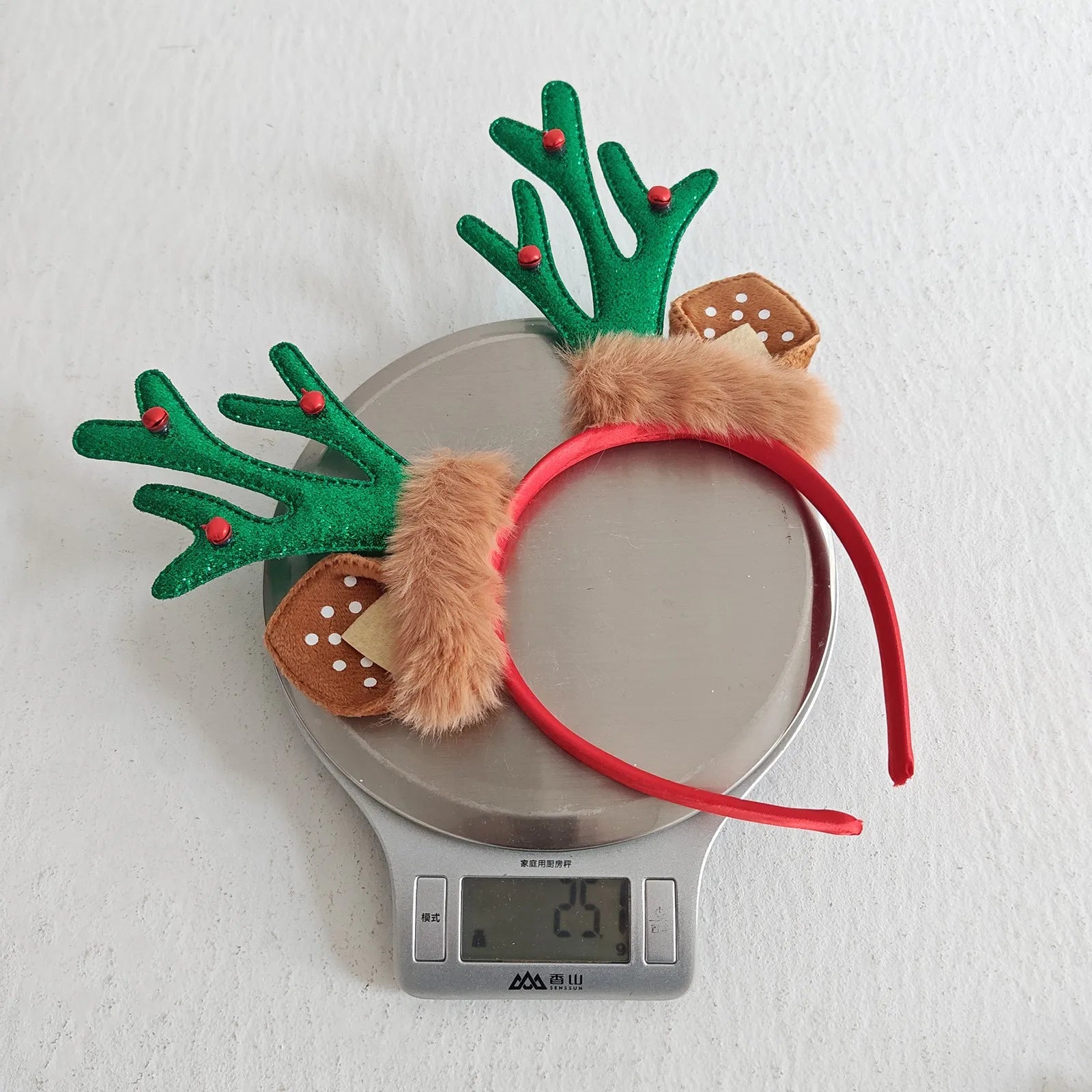 Christmas Gift Christmas Headband Christmas Head Buckle Antler Headband Holiday Party Dress Up Plush Headband for Christmas