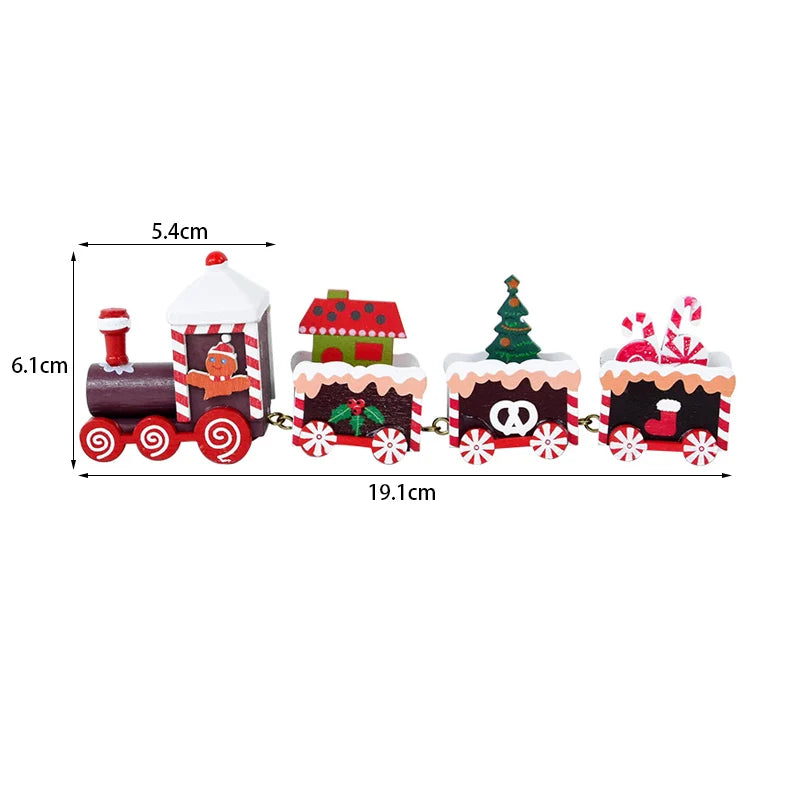 Christmas Train Merry Christmas Decorations For Home 2025 Cristmas Ornament Xmas Navidad Noel Gifts Happy New Year 2026 Gifts