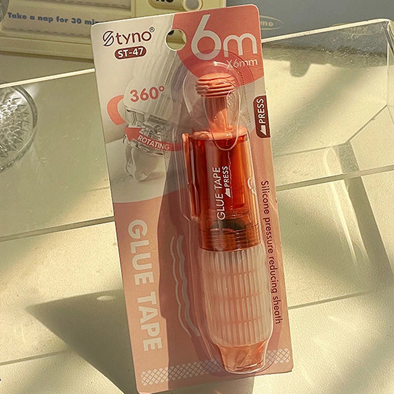 Transparent Dot Dispensing Double-sided Tape Replaceable Refills Handbook Dot Glue Stationery School Office Supplies stationery