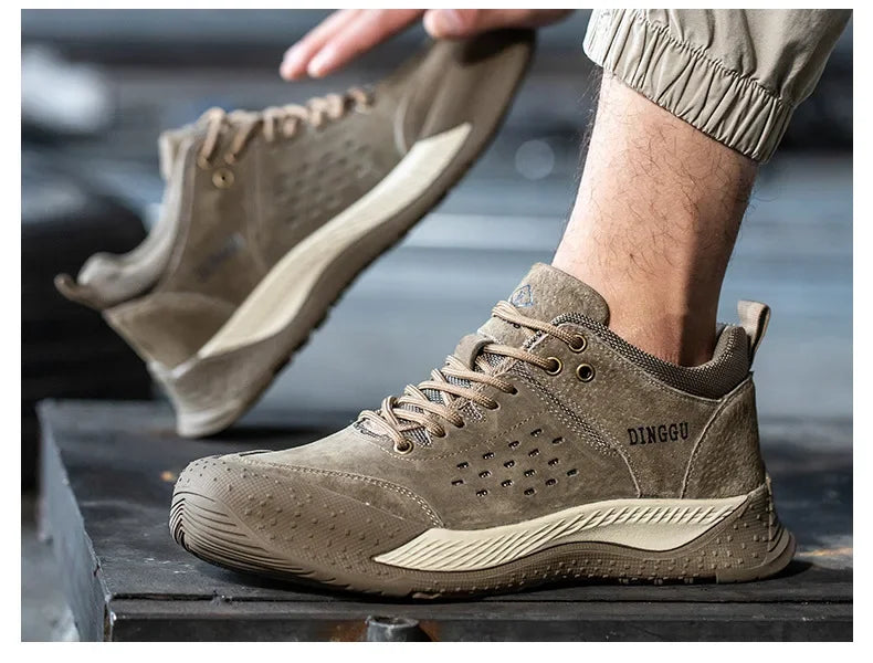 Anti-smash Indestructible Shoes Anti-puncture Safety Shoes Men Work Sneakers Steel Toe Protective Shoes Work Industrial