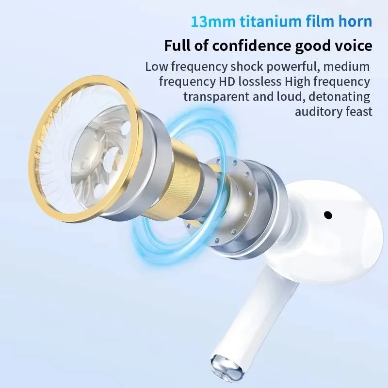 For Original Air Pro5 TWS Max Wireless Bluetooth Earphones In Ear Earbuds Sport Noise Cancelling Headset For iPhone Android