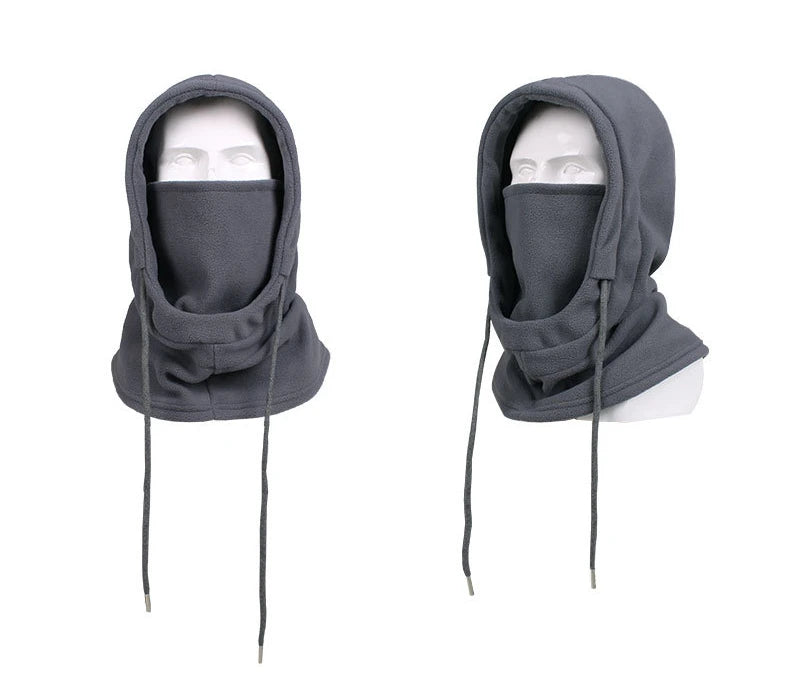 Warm Fleece Balaclava for Men Women Winter Face Mask Neck Warmer Hooded Cap Windproof Thermal Head Cover Beanies Bandana