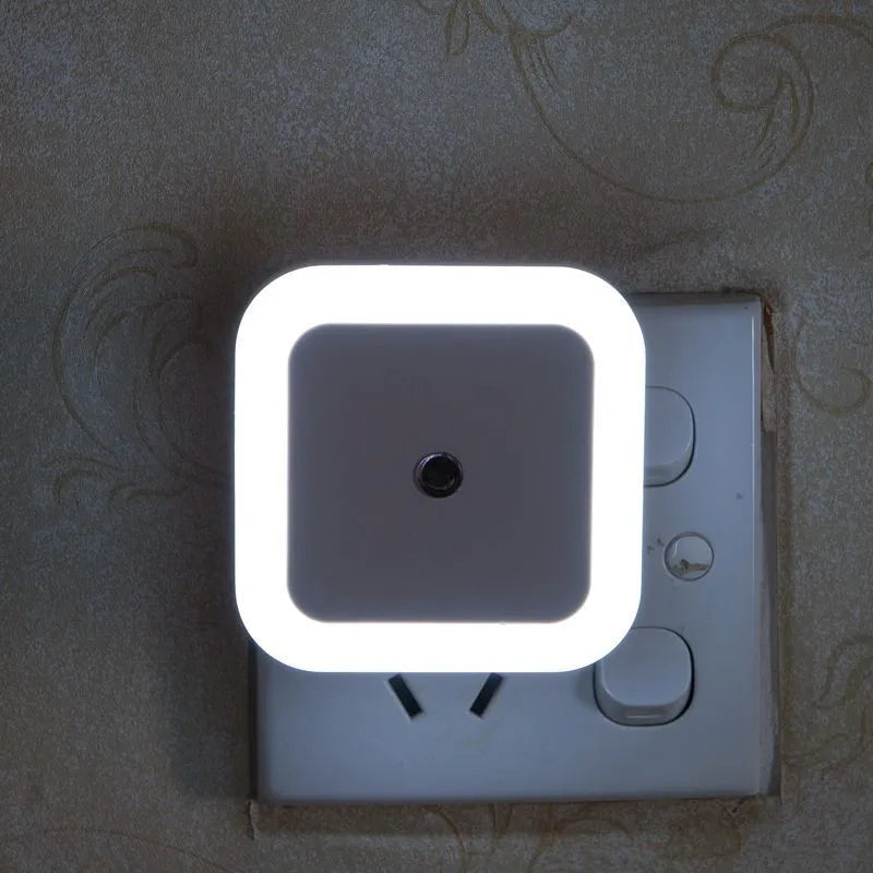 Wireless LED Night Light Sensor Lighting Mini EU/US Plug Night Lights For Children Room Bedroom Living Room Decoration Lighting