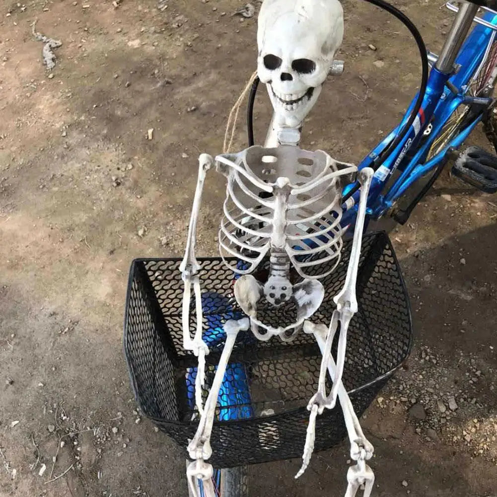Halloween Human Skeleton Hanging Props Home Evil Party Decoration Horror Scary Movable Big Skull Decorations