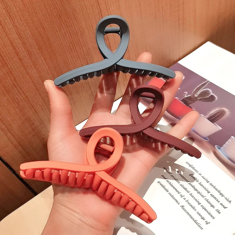 Barrettes Fashion Women Acrylic Hair Claws Clips Hair Accessories Hairpins Ladies Hairgrip Headwear Girls Ornaments Crab Bands