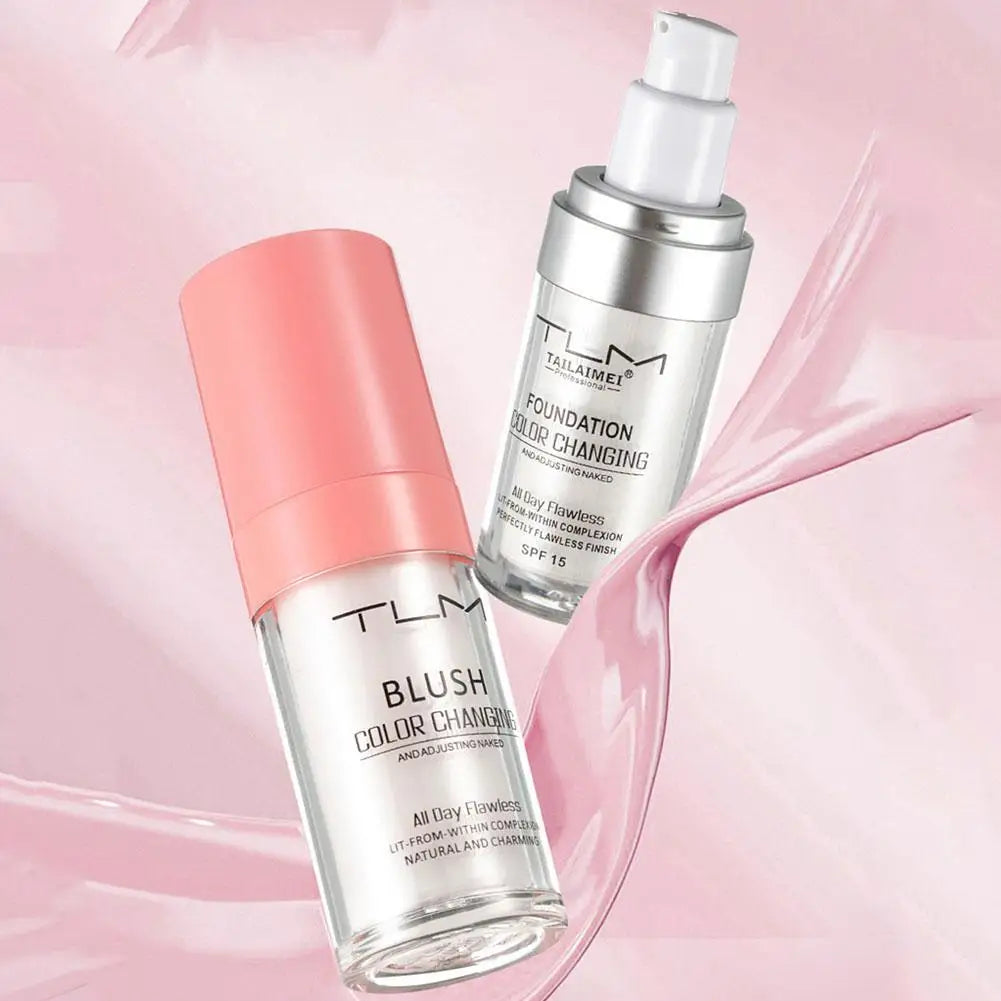 Liquid Foundation Colour Changing Full Coverage Concealer Makeup  Moisturizing Primer Cosmetics For All Skin Types