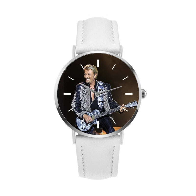 Johnny Hallyday Watches Dresses For Women Ladies Watch Quartz Wristwatch