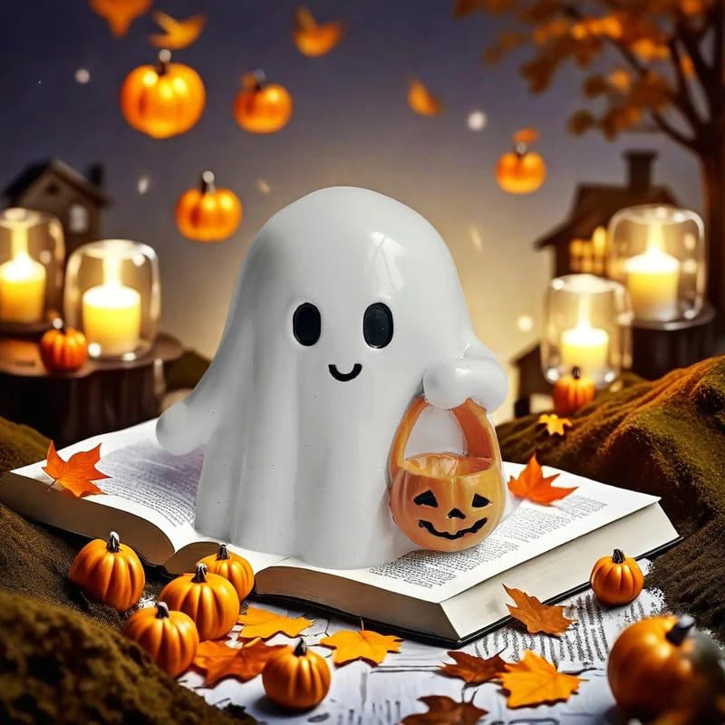 Halloween Creative Ghost Ornaments Desktop Ornament  Personalized Home Halloween Party Terrifying Atmosphere Decorations