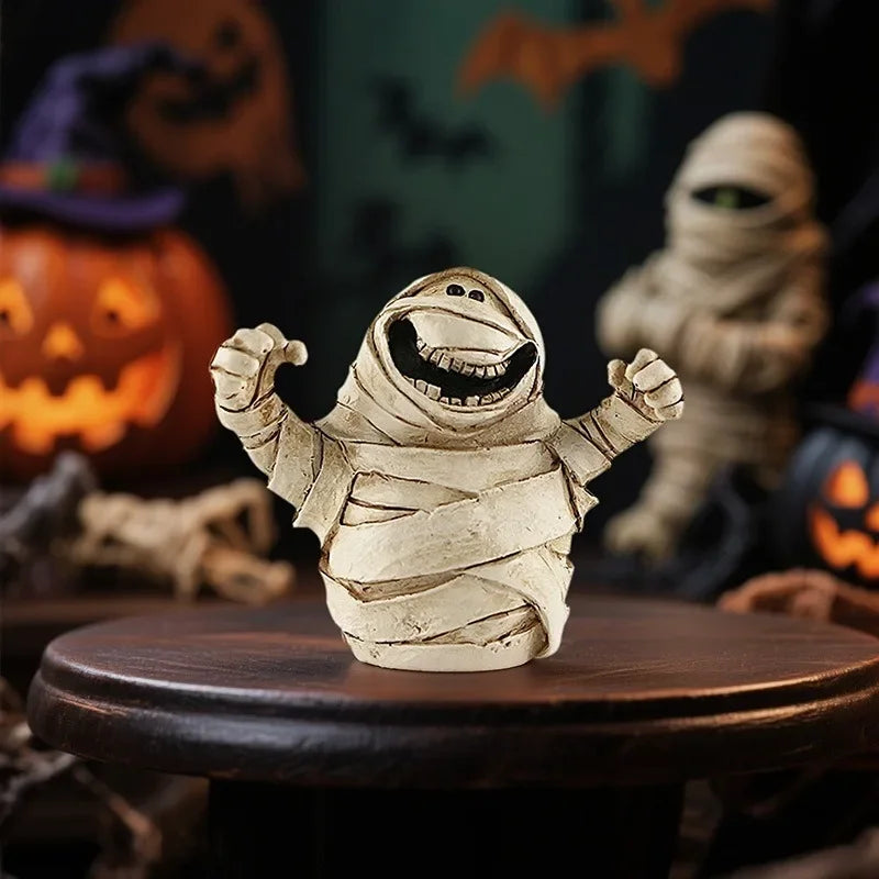 Halloween Table Ornaments Pumpkin Head Mummy Cross Ghost Festival Party DIY Tide Play Decor Happy Halloween Day 2025