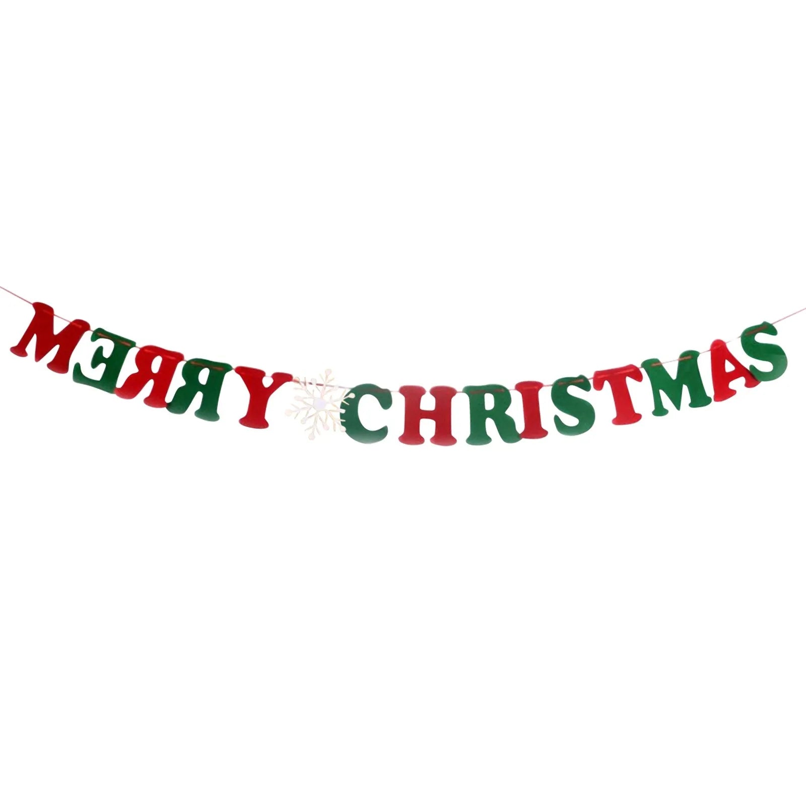 2024 Christmas Banner Garland Decor Merry Christmas Decoration Home Navidad Noel 2025 Christmas Ornaments Xmas Decor New Year