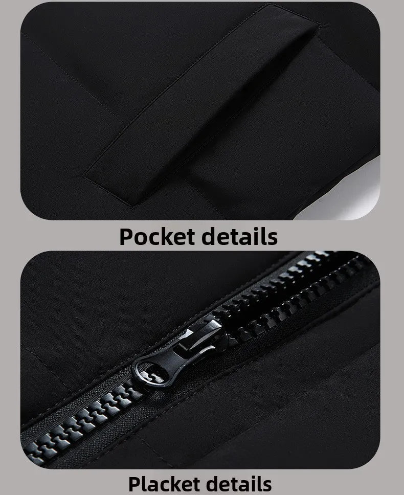 Canada Fashion Winter Jackets for Man Down Parka Coat Man White Goose Down Jacket Hooded Warm Thick Long Puffer Jacket HXY252