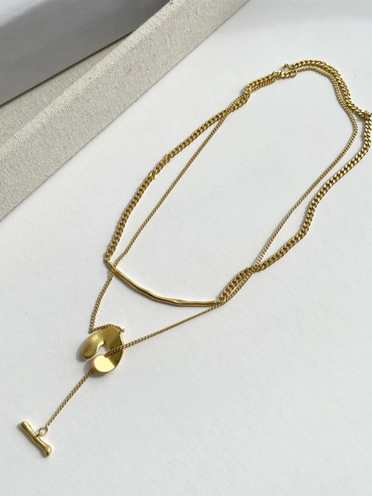 Fashion Jewelry Accessories Two Wearing Method Pendant Chain Necklace For Women Female Popular Style Hot Sale Party Gift