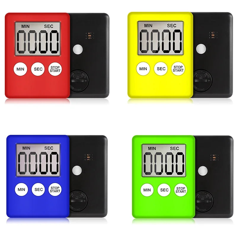 Kitchen Gadget, Electronic LCD Digital Screen Cooking Timer, Count Up Countdown Clock, Alarm Sleep Stopwatch Clocks