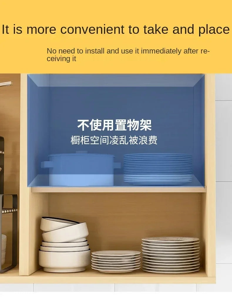Kitchen Organizer Cabinet Plates Dishes Drying Rack Holder Drainer Kitchen Storage Accessories