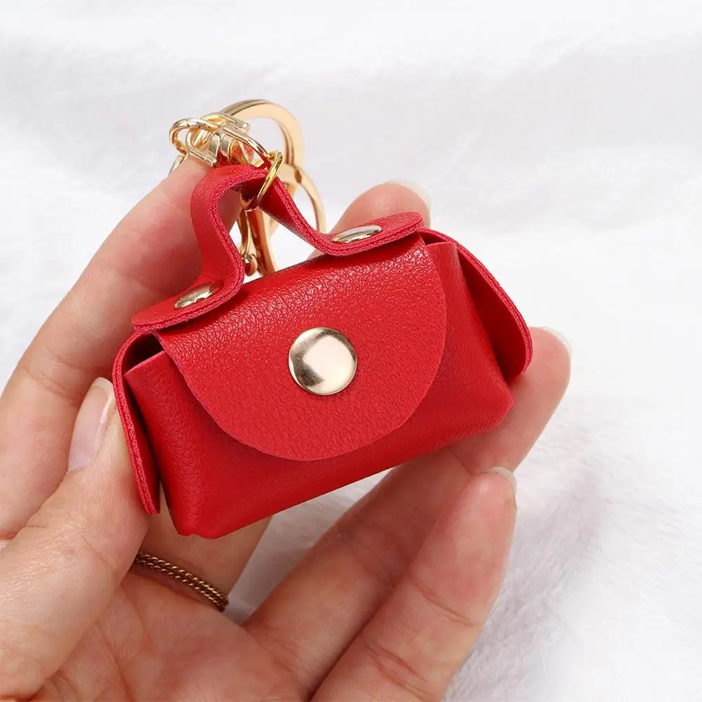 Women Gifts Creative Lovely Car Accessories Purse Pendant Bag Keychains Mini Bag Keyring