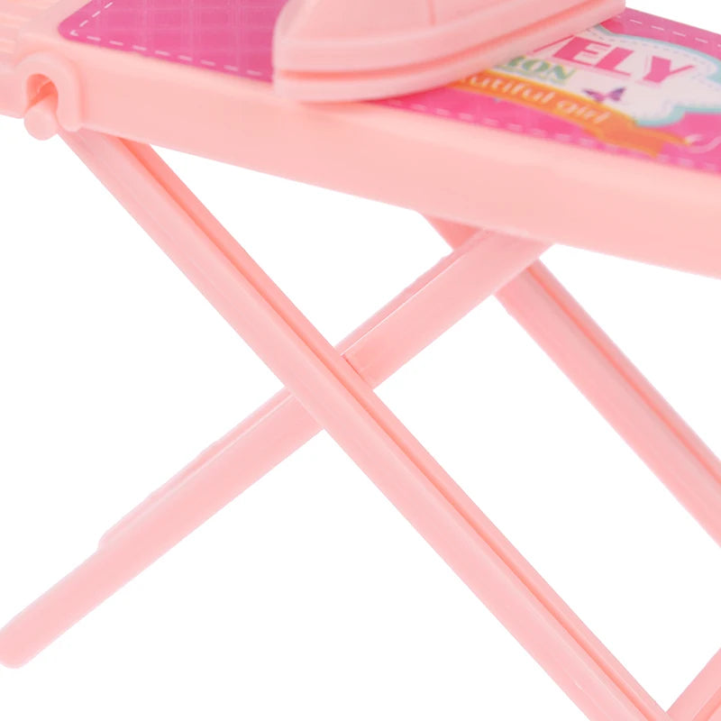Kid's play house toys Household Washing Kit Iron Laundry tools for 1/6 Doll