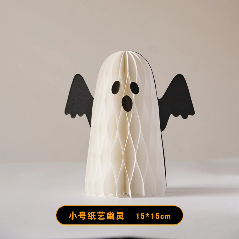 Halloween Pumpkin Ghost Dress Up Creative Small Ornament Table Decoration Halloween Decorations for Home Mexican Day of The Dead